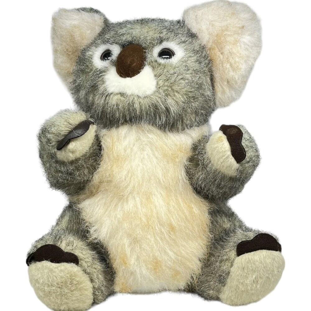 Vintage Realistic Koala Plush Toy‎ 12″ Stuffed Animal Collectible Nursery Décor